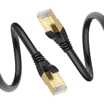 Network Rj45 Conector Dutevolns Cat 7 Ethernet Cable 22.96ft High Speed 10Gbps, Shielded LAN ...