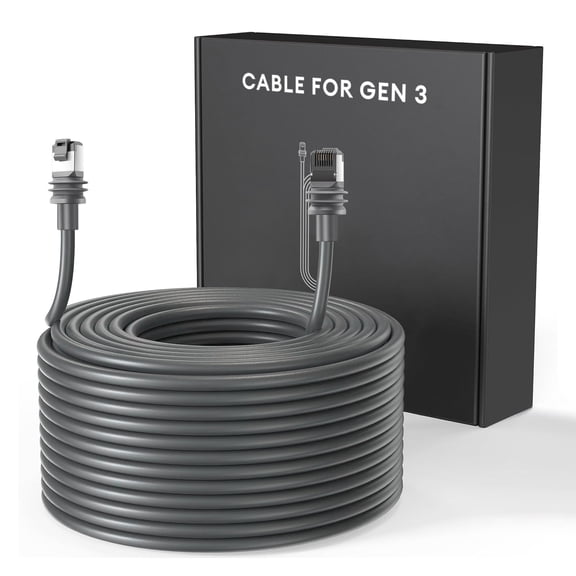 Dutevolns Starlink Cable, High-Speed Star Link Gen 3 150FT, Satellite Network & Ethernet Replacement Cord, Weatherproof LAN Internet Routing Wire for Gen 3 Router