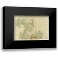 thumbnail image 1 of Dutton, Clarence 14x11 Black Modern Framed Museum Art Print Titled - Grand Canyon - Geologic Map of The Southern Part of The Kaibab Plateau (Part I. North-Western Sheet), 1 of 5
