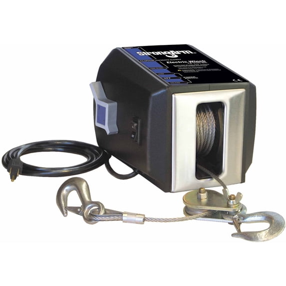 Dutton-Lainson StrongArm 120V AC Electric Winch-4000-lb Cap #5248760