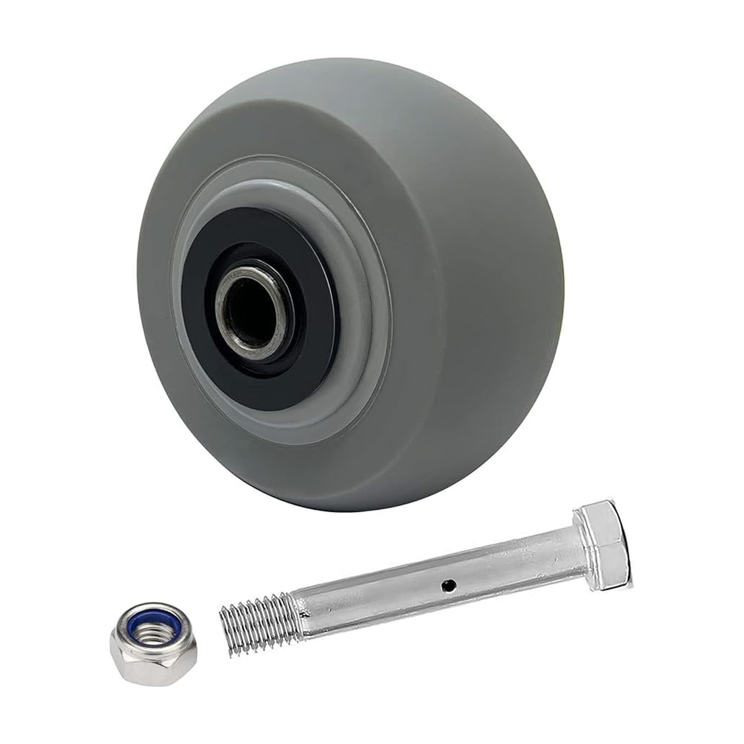 Duty Caster Wheels 350 Lbs Per Wheels, Thermoplastic Rubber Wheels For Industrial Casters