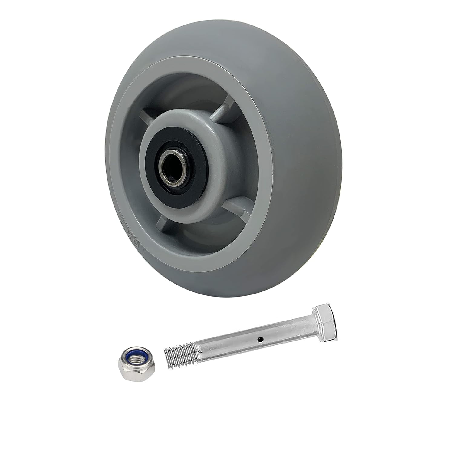Duty Caster Wheels 500 Lbs Per Wheels, Thermoplastic Rubber Wheels For