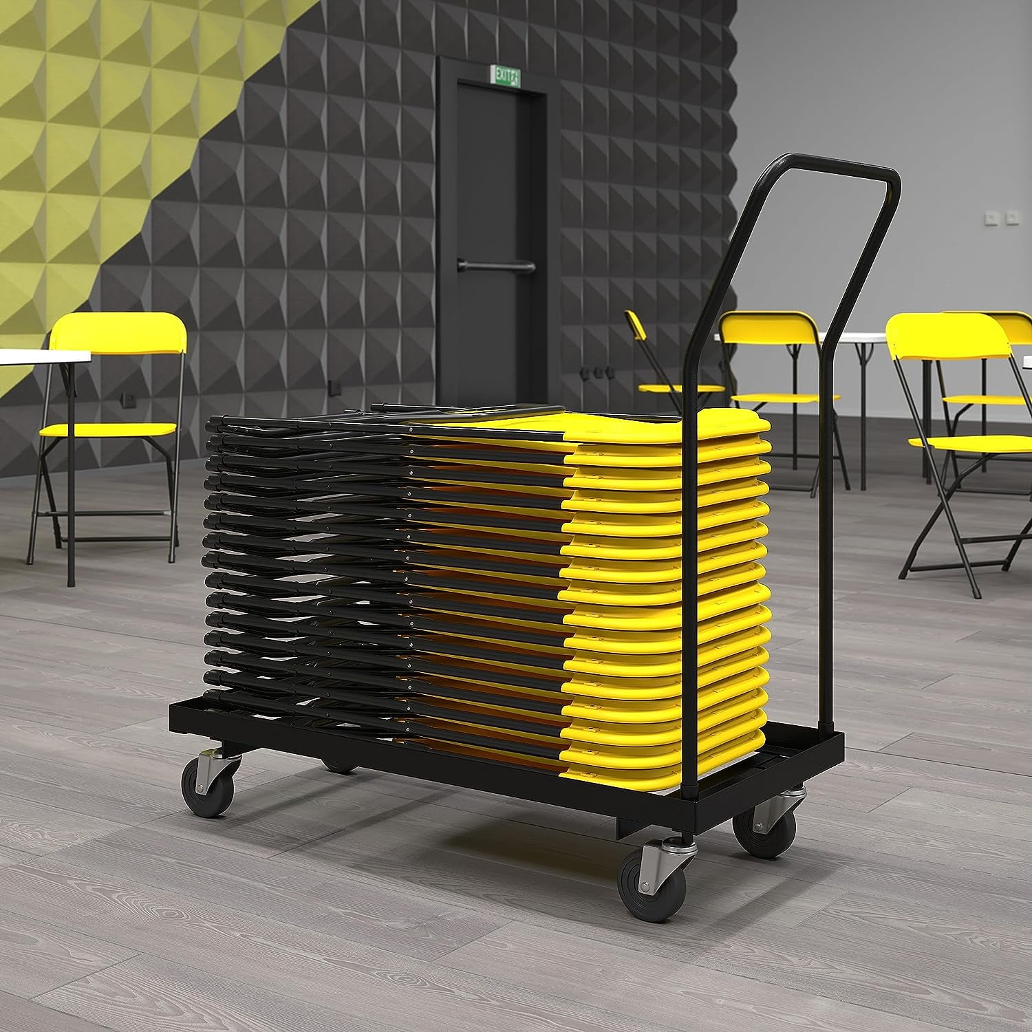 Duty Chair Dolly for Plastic or Resin Folding Chairs