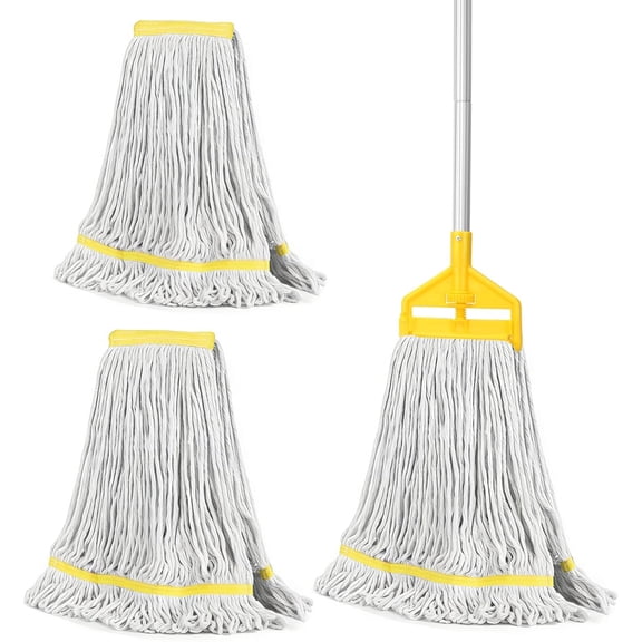 Duty Cotton Mops with Long Handle /Dry Wet Use