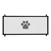 Duty Dog Gate For Stairs & Doorways 30.7" Tall Adjustable Pet Gate With Breathable Mesh Screen Indoor Stair Barrier Fits 70.8" Wide Openings