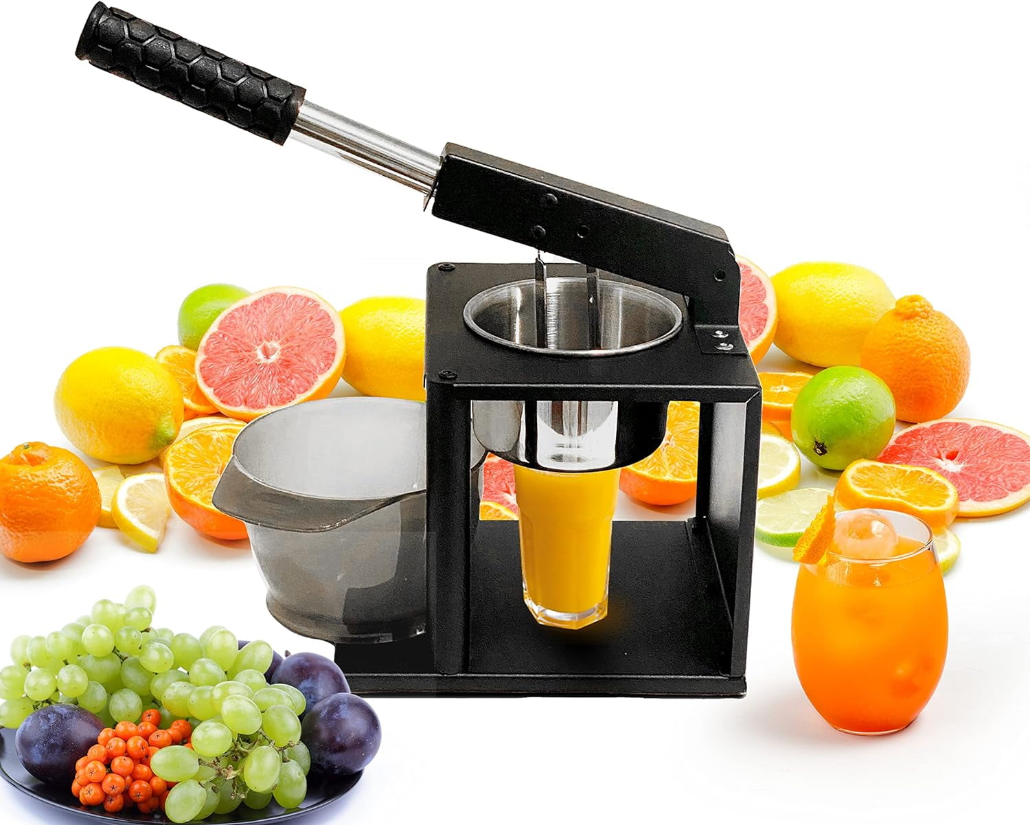 Duty Hand Press Orange Juicer Lemon Squeezer, Manual Citrus Press For