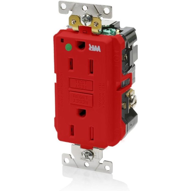 Duty Hospital Grade Tamper/WeatherResistant Duplex SelfTest GFCI