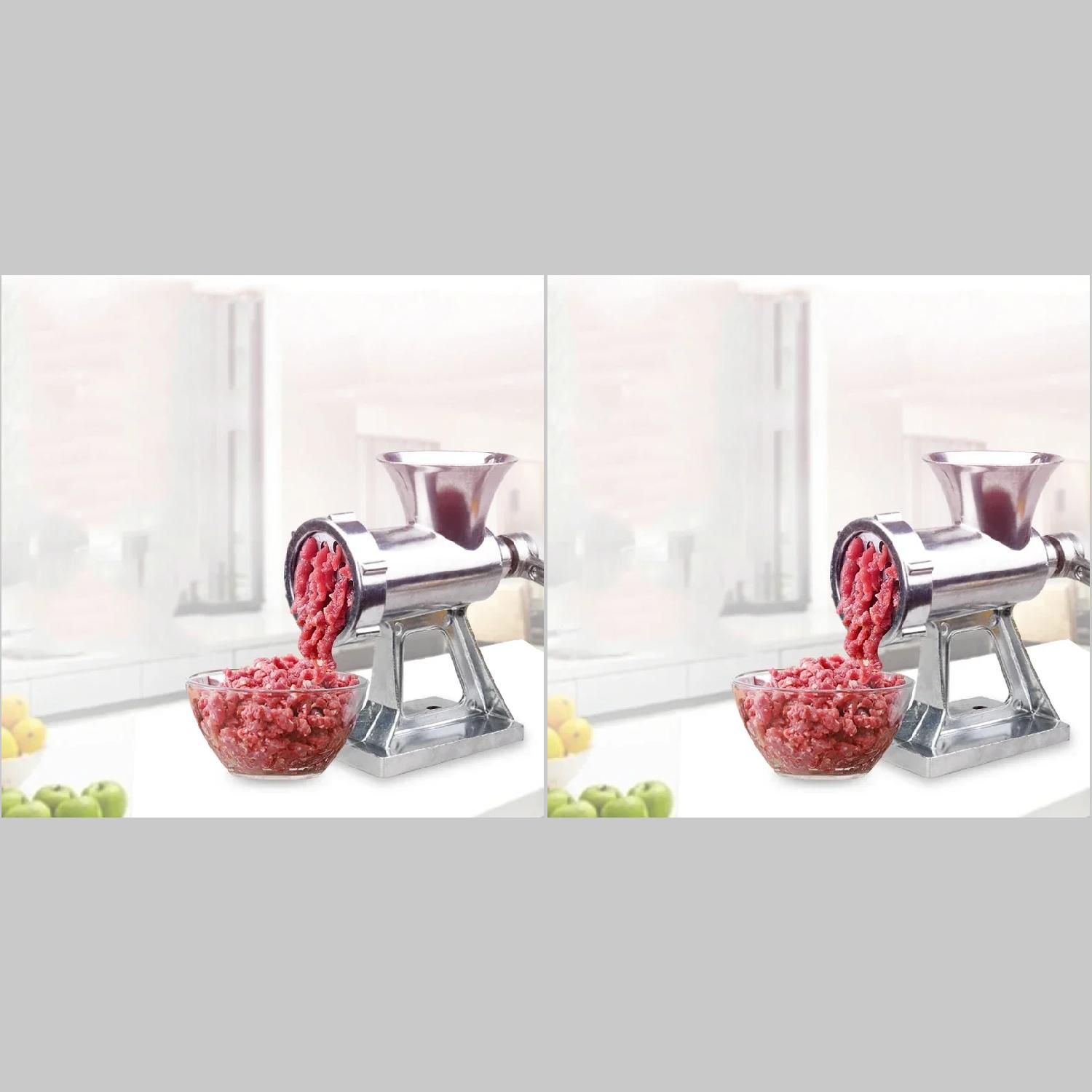 Duty Meat Grinder Mincer Stuffer Manual Sausage Filler Sauce Maker