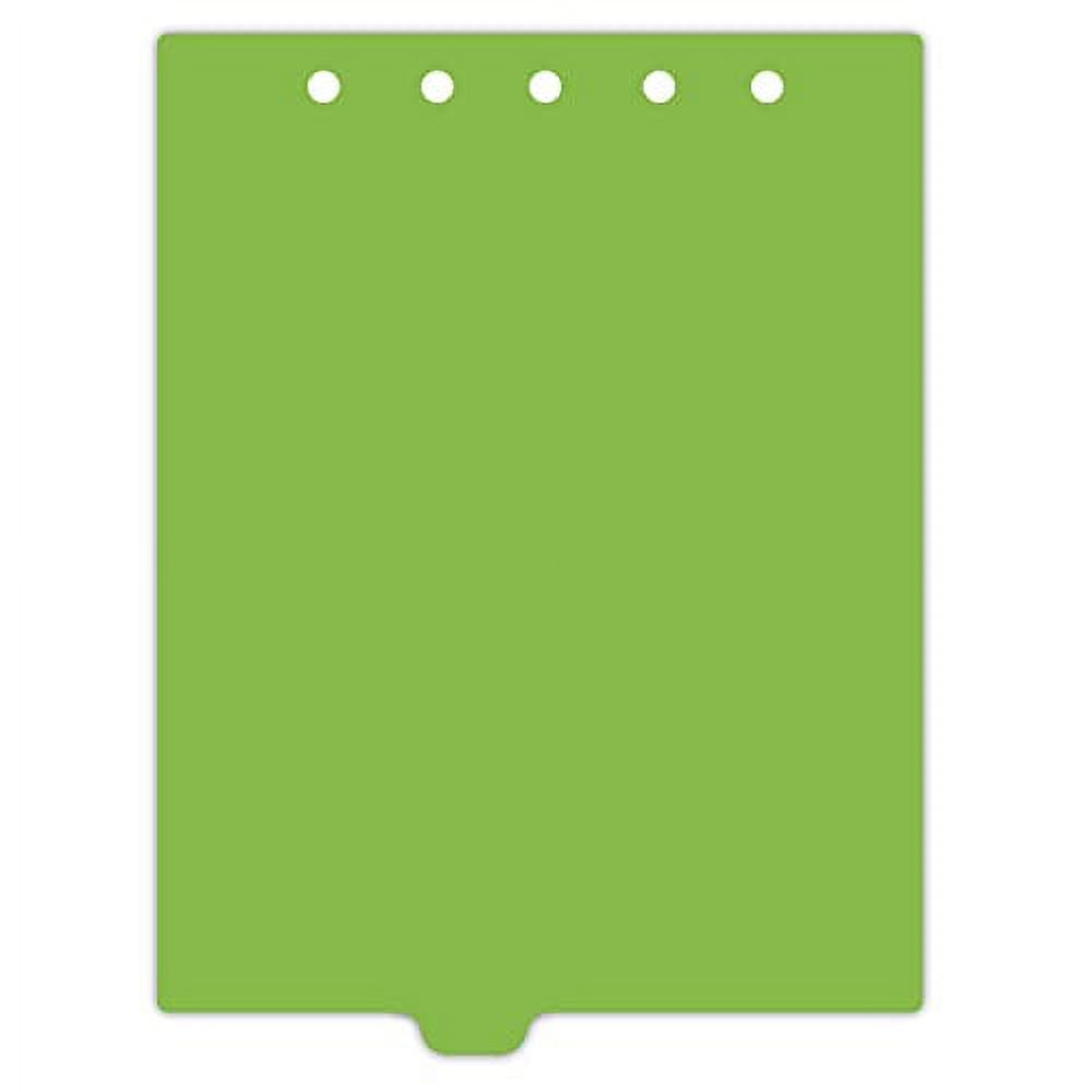  Duty Plastic Ring Binder Dividers, Bottom Tab, 1/9 Cut, Tab 4