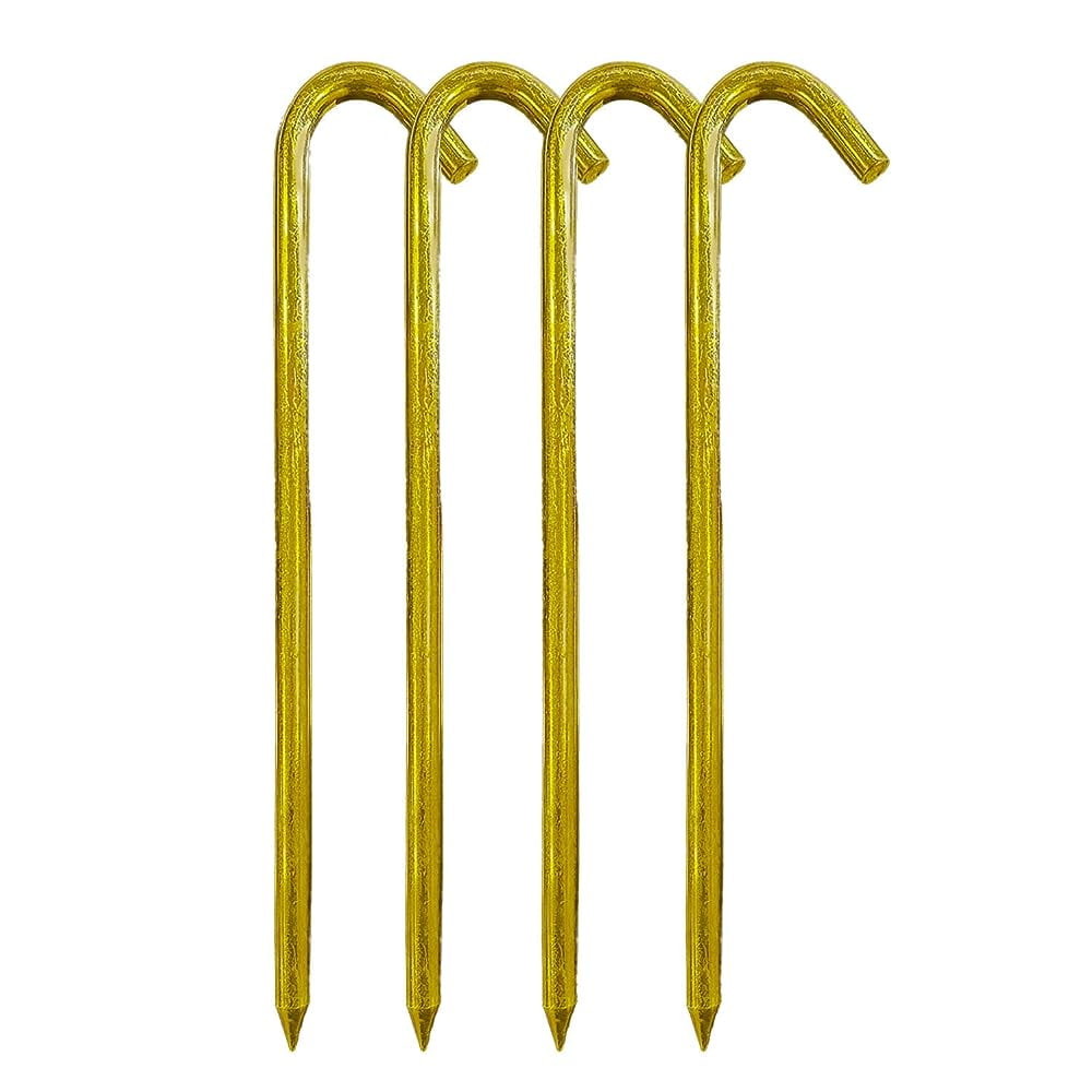 Duty Steel Stakes 18 inch Length & 5/8 inch Diameter Holds Tents