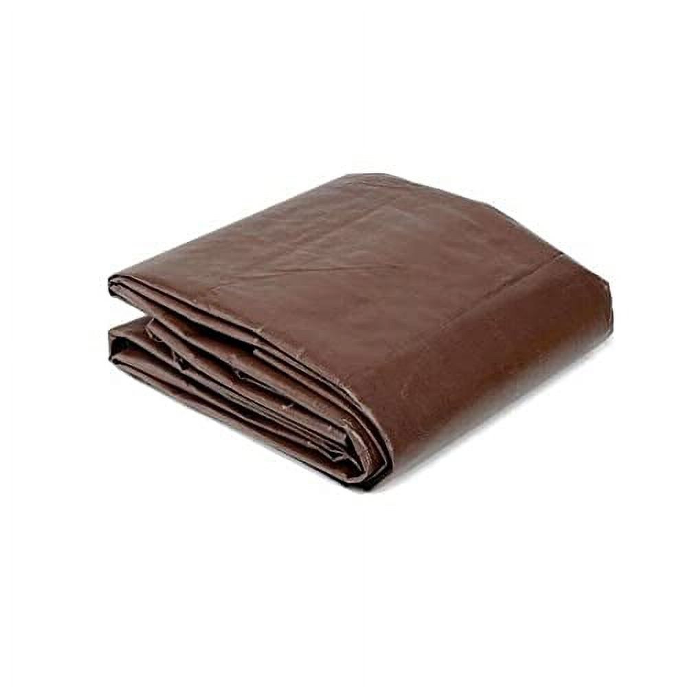 Duty Tarps 3 Pack 8 Ft X 10 Ft Reversible Brown/Silver