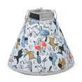 thumbnail image 1 of Duuclume Adjustable Dog Cat Cone, Comfortable Foldable Elizabethan Neck Collar (Grey Puppy, L), 1 of 6
