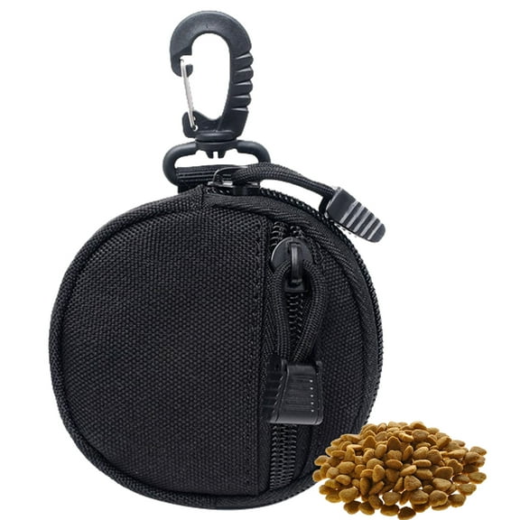 Duuclume Dog Treat Bag, Tactical Small Treat Pouches for Pet Training, Black