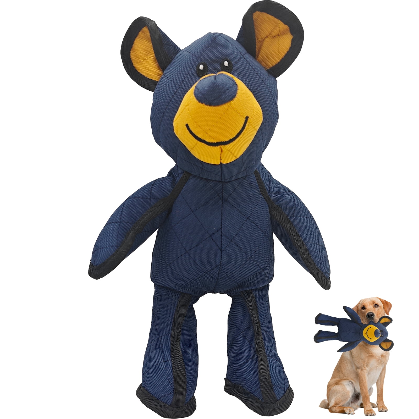 Duuclume Indestructible Bear Dog Toy, Tough Heavy Duty Chewer Dog Toy for Aggressive Chewers