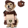 thumbnail image 1 of Duuclume Mailman Dog Costume, Funny Delivery Guy Clothes with Cap for Kitten and Puppy for Halloween Christmas S, 1 of 6