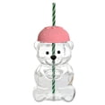 thumbnail image 1 of Duuda Cute Bearista Bear Cup with Lid & Straw, Shatterproof Iced Coffee Mug | Holiday Gift, 1 of 6