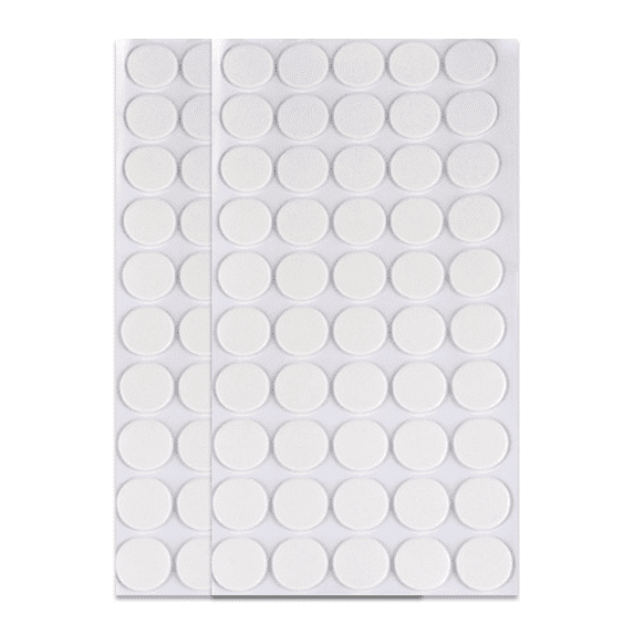 Duulaya 100 Capsule Adhesive Dots, Traceless & Reversible Strong Clear Double-Sided Tape