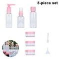 Duulaya 8Piece Portable Cosmetics Kit for Airplane, Hotel & OntheGo