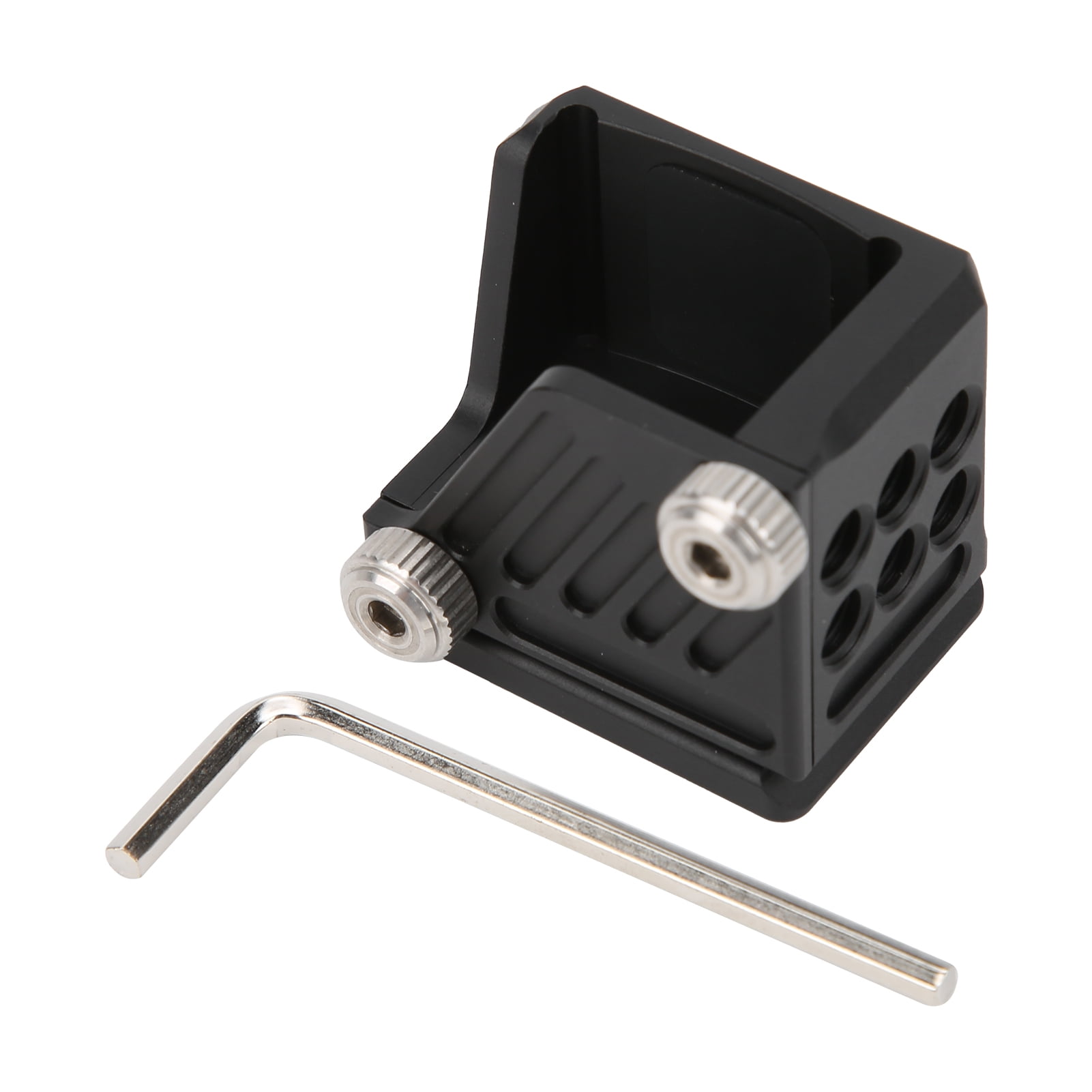 Marine Accessory Mount BIG JON SPORTS John Gimbal Mounting Base - Black  Anodized, For Marine Rod Holders, Fishing Equipment Hunting Equipment Base