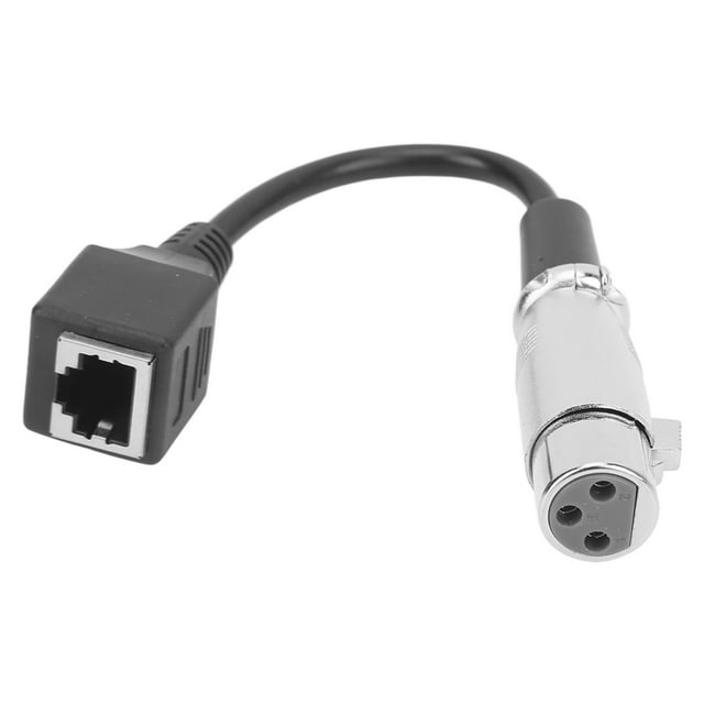 Duulaya RJ45 to XLR Adapter Cable Female to Female Plug and Play LED ...