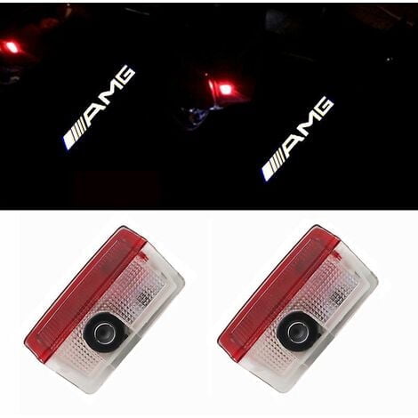 Duulaya Universal Style 2 Upgrade 2-in-1 LED Door Logo Projector for Car Doors