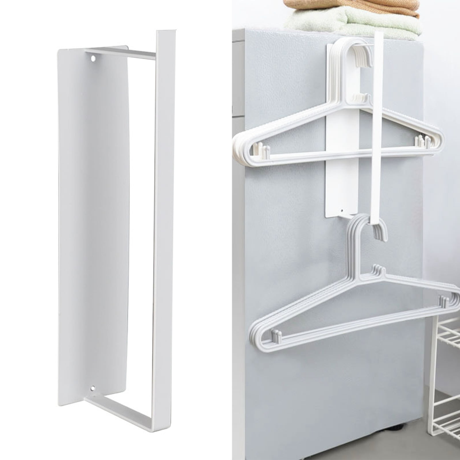 Duulaya Washing Machine Side Hanger Non Punching Magnetic Hanger Storage Rack