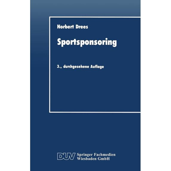 Duv Wirtschaftswissenschaft Sportsponsoring, (Paperback)
