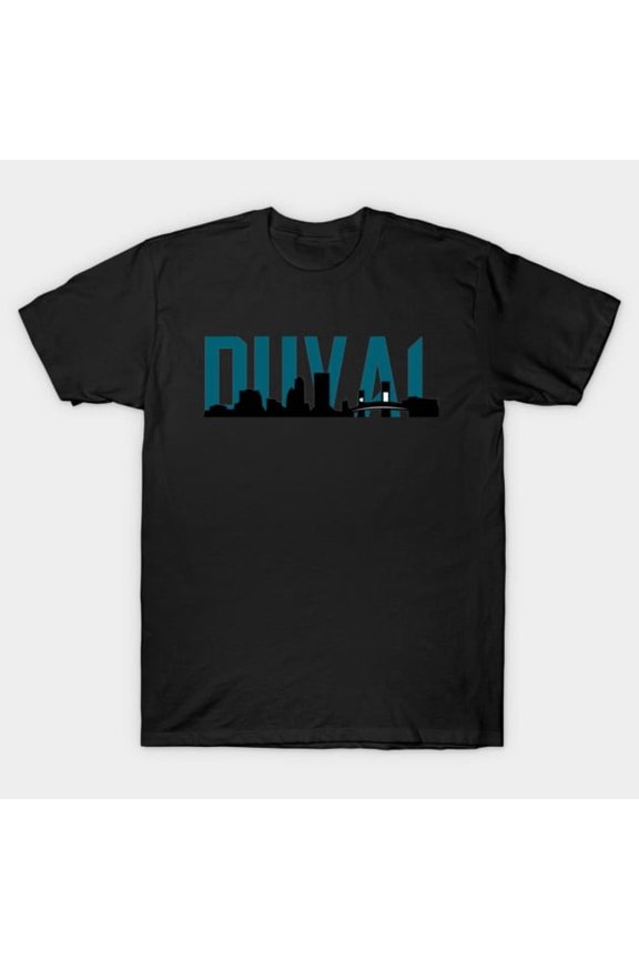 Duval City Skyline Local Pride Urban Florida Style Unisex T-Shirt, for men & women, up to size 5XL