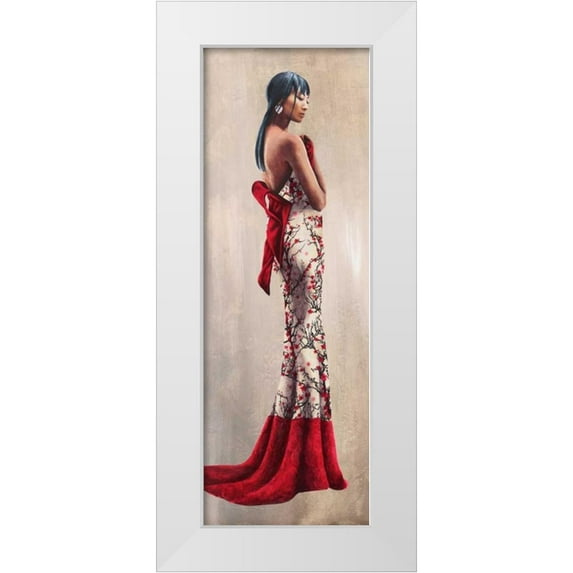 Duval, Sonya 11x24 White Modern Wood Framed Museum Art Print Titled - Princesse d Asie