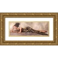 thumbnail image 1 of Duval, Sonya 24x11 Gold Ornate Wood Framed with Double Matting Museum Art Print Titled - Beaute d Afrique, 1 of 4