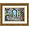 thumbnail image 1 of Duvall, Roger 14x11 Gold Ornate Wood Framed with Double Matting Museum Art Print Titled - Belle Fontaine, 1 of 4