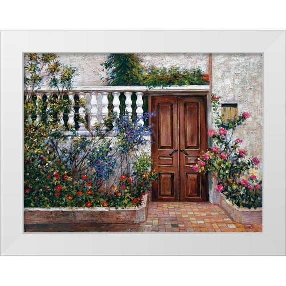 Duvall, Roger 18x15 White Modern Wood Framed Museum Art Print Titled - Casa Blanca