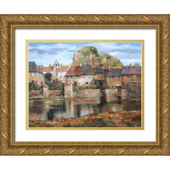 Duvall, Roger 24x19 Gold Ornate Wood Framed with Double Matting Museum Art Print Titled - La Seyne-sur-Mer