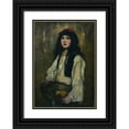 thumbnail image 1 of Duveneck, Frank 24x32 Black Ornate Wood Framed with Double Matting Museum Art Print Titled - The Venetian Girl, 1 of 4