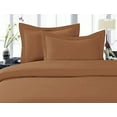 thumbnail image 1 of Duvet Cover 3 Piece Set 2 Pillow Shams Full/Queen Mocha Chocolate, 1 of 2