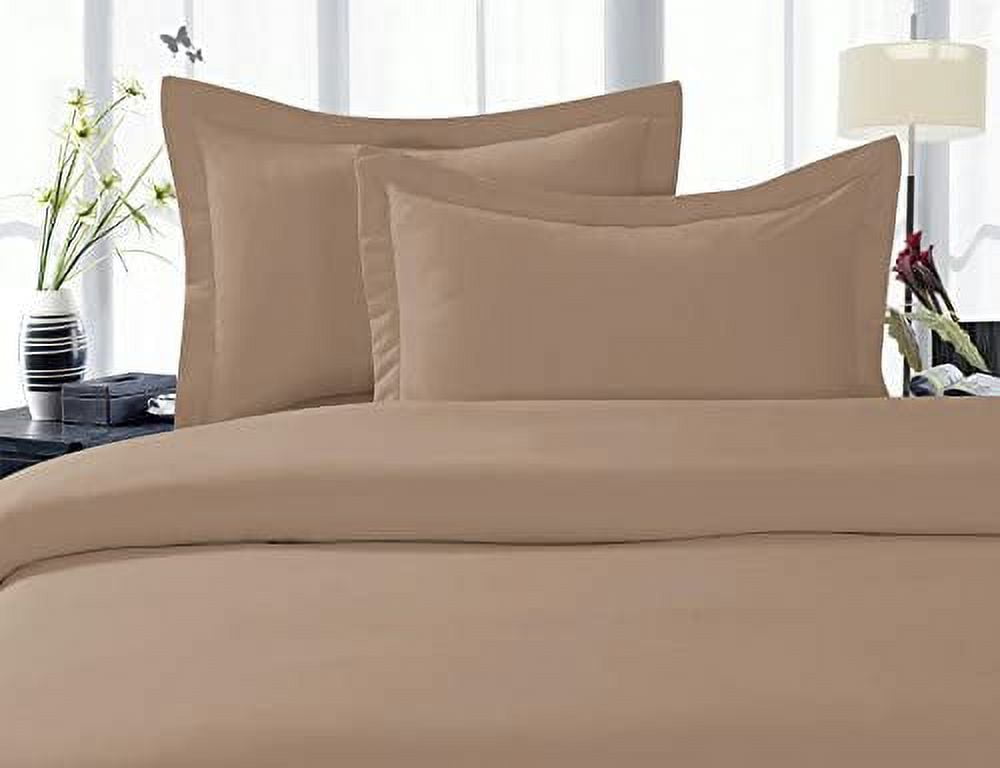 Duvet Cover 3 Piece Set 2 Pillow Shams King/Cali King Taupe
