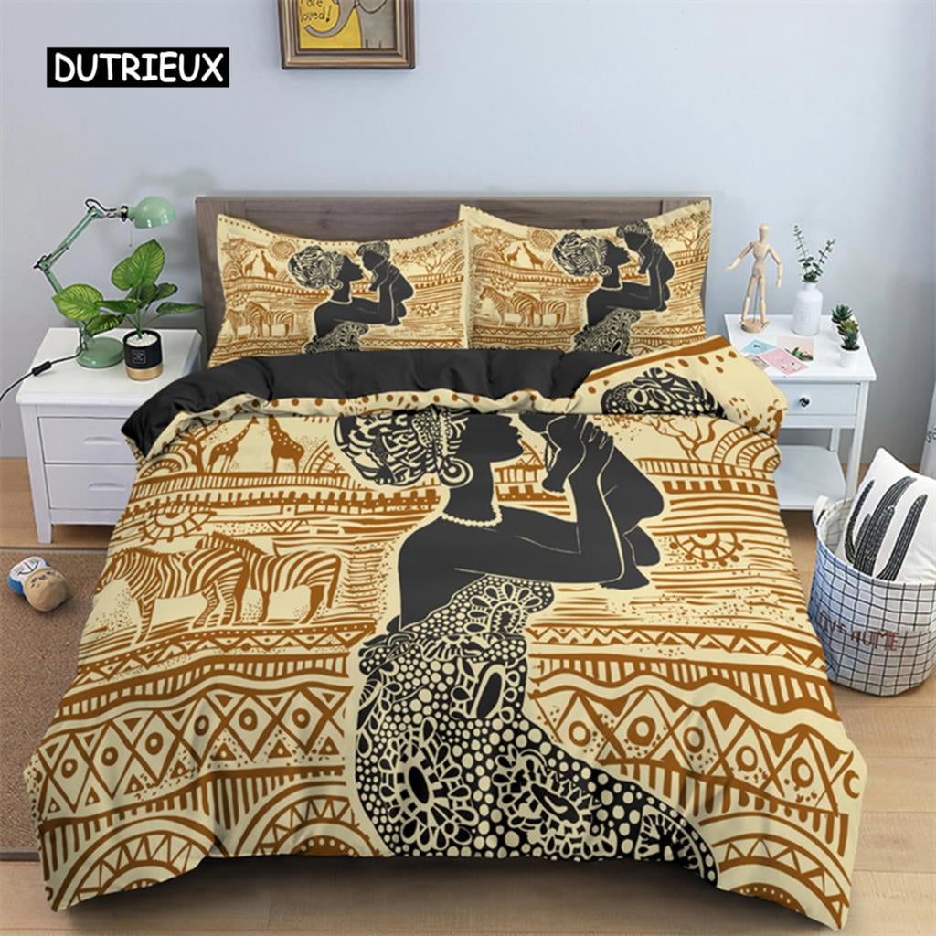 Afro African girl Pillow & Duvet Covers Bedding Set main image 1