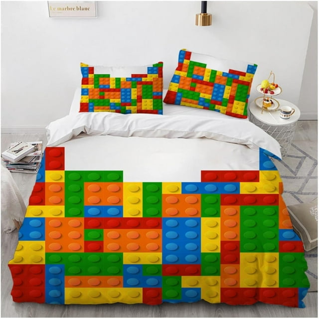 Duvet Cover Bedding Set 3D Hd Printed Colorful Geometric Covers and