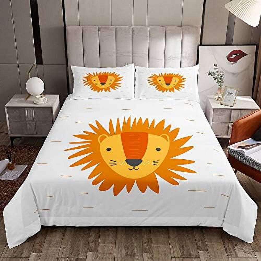 Duvet Cover Cute Ocean Seal Print Bedding Set for Boys Girls Children