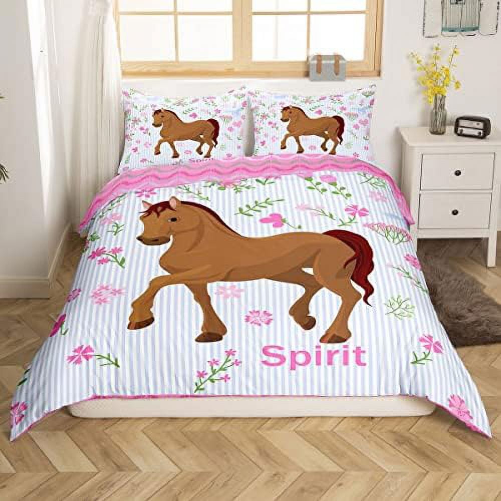 Duvet Cover Pet Pattern Bedding Set Cute Kitten Printed Comforter Cover