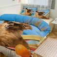 thumbnail image 1 of Duvet Cover Queen Size Happy Dog 3 Pcs Duvet Cover Set Bedding Sets Queen Soft Breathable, 1 of 6