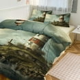 thumbnail image 1 of Duvet Cover Queen Size Ocean Lighthouse 3 Pcs Duvet Cover Set Bedding Sets Queen Soft Breathable, 1 of 6
