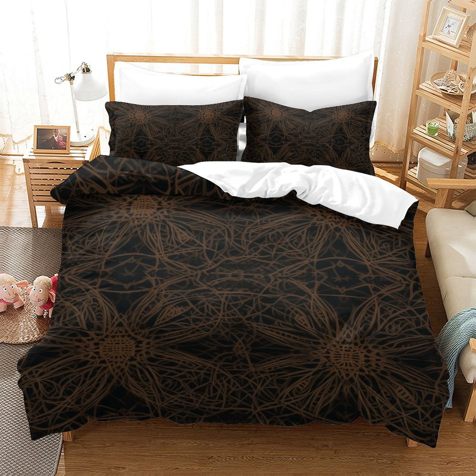 Pattern Print Birthday Duvet Cover Bedding Set