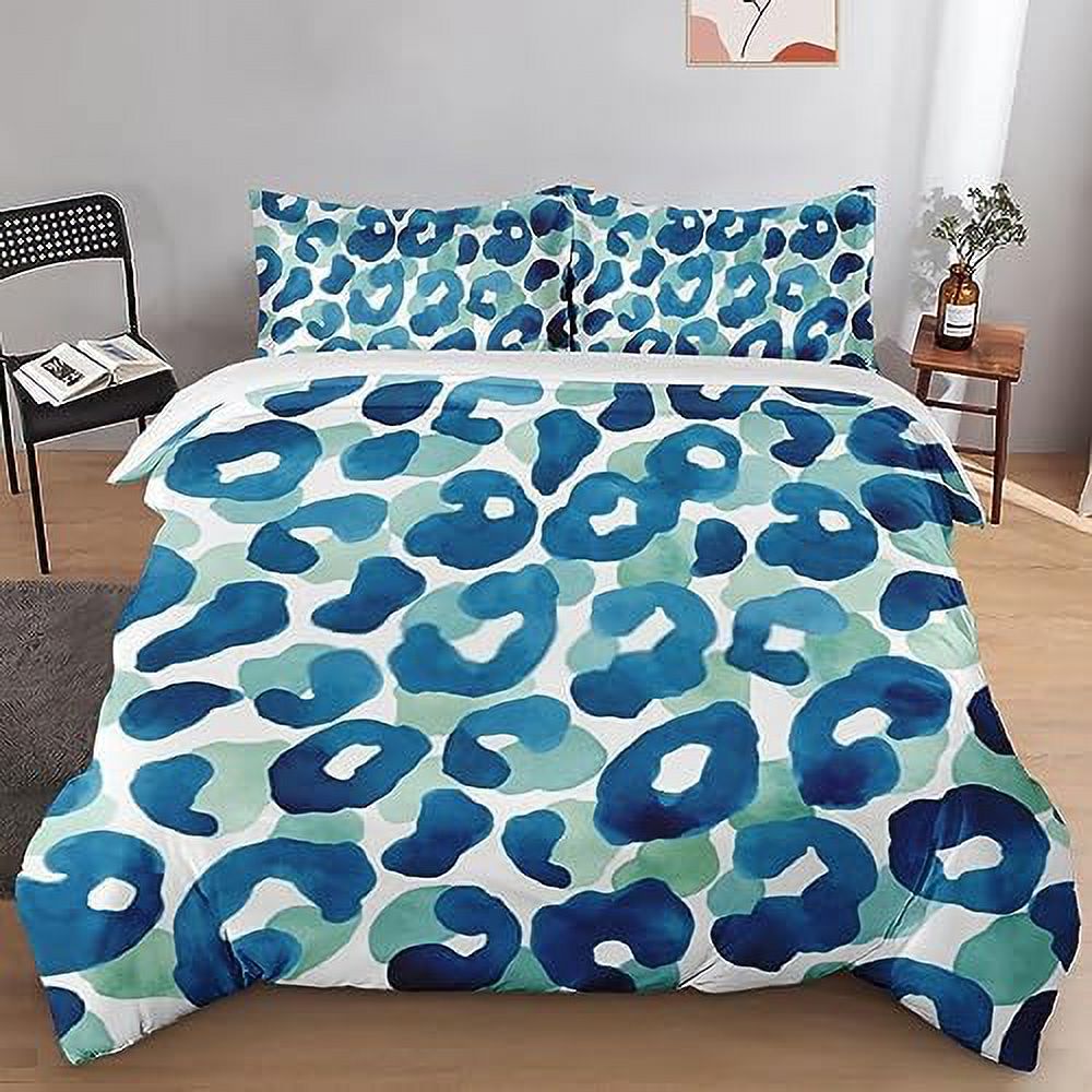 Duvet Cover Set Camping Tree Plants Fox Bedding Set for Kids and Adults