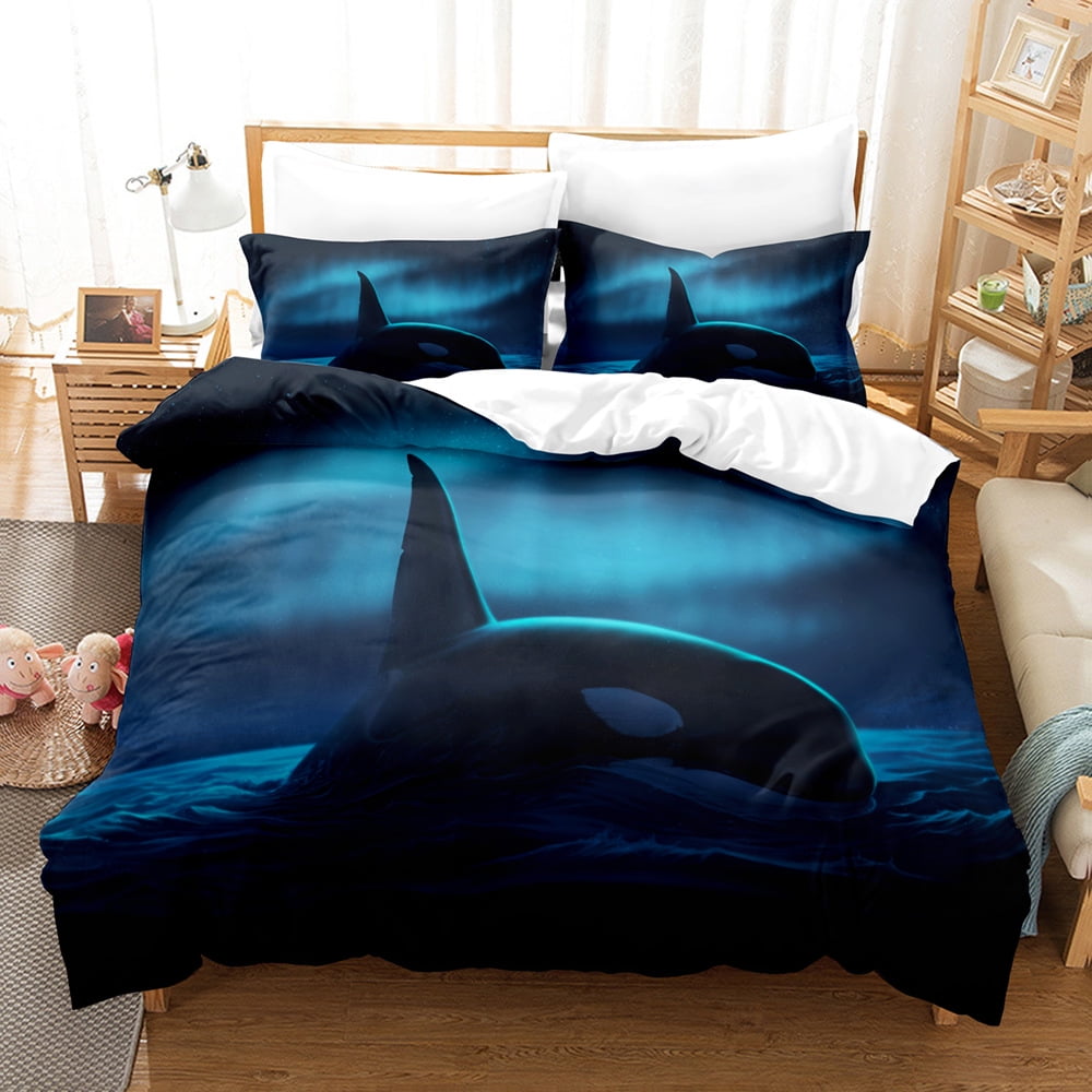 Duvet Cover Set Cartoon Cute Duvet Cover With Pillowcases Marine Animal