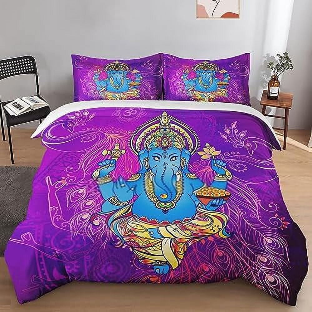 Duvet Cover Set Flower Ceramic Spanish Mexican Bedding Set for Kids and