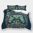 thumbnail image 1 of Duvet Cover Set Game Handle Printed Bedspreads Children Highend Bedroom Decor Bedding Set,Full (80"x90"), 1 of 5