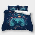 thumbnail image 1 of Duvet Cover Set Game Handle Printed Bedspreads Teen Adult Fashion Bedding Suit Bed Gift,Queen (90"x90"), 1 of 5