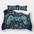 thumbnail image 1 of Duvet Cover Set Game Handle Printed Bedspreads Teen Adult Fashion Bedding Suit Bed Gift,Queen (90"x90"), 1 of 5