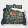 thumbnail image 1 of Duvet Cover Set Game Handle Printed Comforter Cover Pillowcase Teen Adult Modern Bedding Set,Twin (68"x86"), 1 of 5